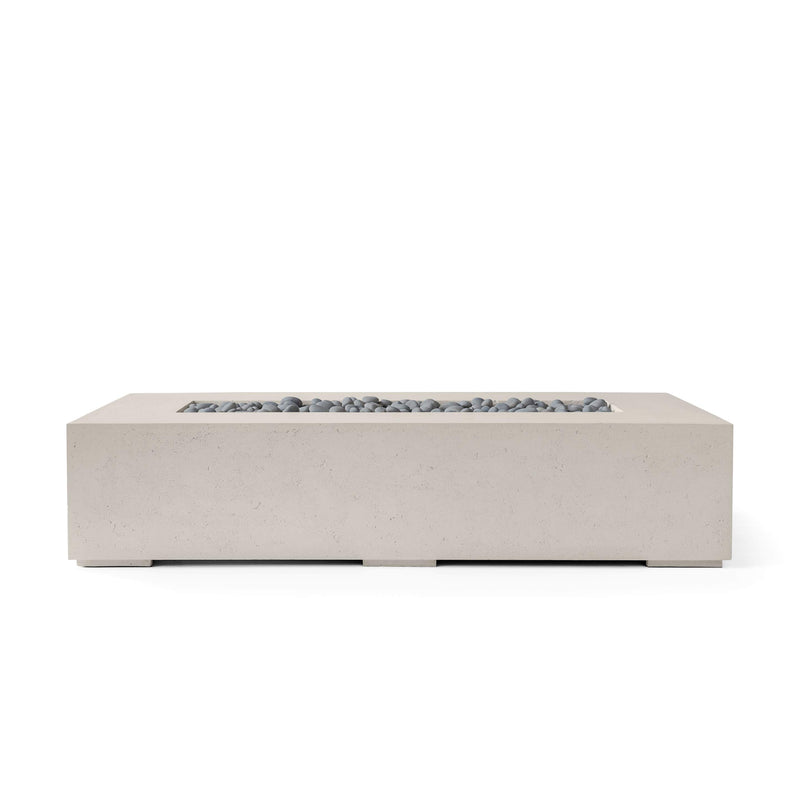 HPC Sonoma 72 Lightweight Concrete Fire Pit with Torpedo Burner
