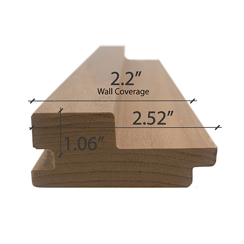 PROSAUNAS Thermo-Aspen Grace™ 2x3 (27mm x 64mm) T&G