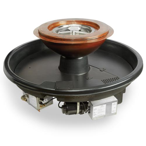 HPC 52" Fire Hammered Copper Fire & Water Bowl
